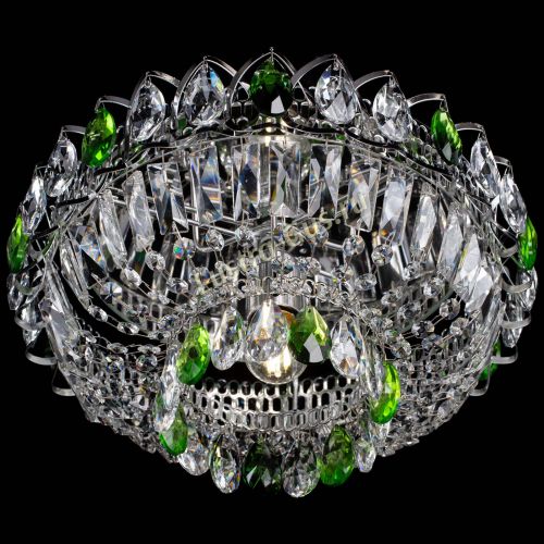 Люстра Астра Бутон №1 зеленая в Пензе Гусь Хрустальный