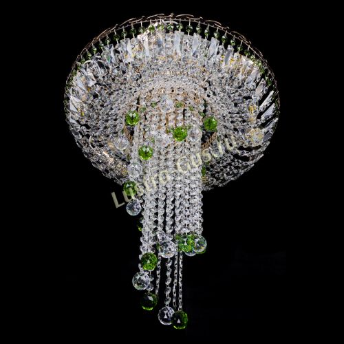 Люстра Диана №6 Шар 30 зеленая в Пензе Гусь Хрустальный