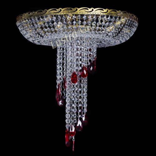 Люстра Диана №6 журавлик красная под бронзу в Пензе Гусь Хрустальный