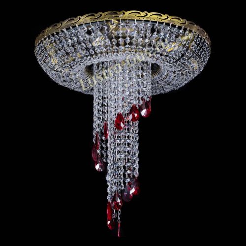 Люстра Диана №6 журавлик красная под бронзу в Пензе Гусь Хрустальный