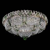 Люстра Двойное Кольцо Классика №6 зеленая в Пензе