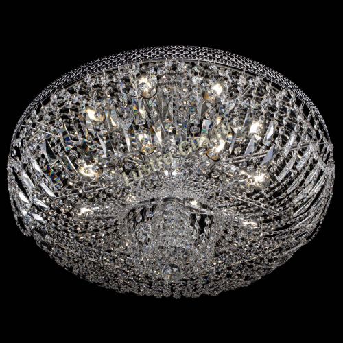 Люстра Эдна №8 (с плотным прилеганием к потолку) в Пензе Гусь Хрустальный