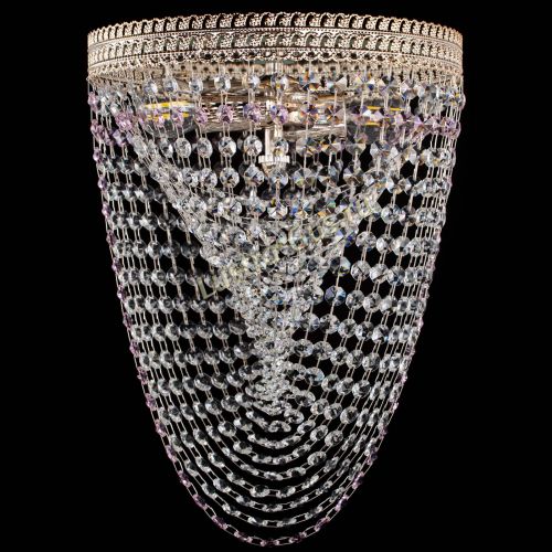 Люстра Флоренция Водоворот розовая в Пензе Гусь Хрустальный