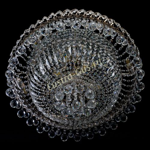 Люстра Хрустальный каскад №3 Шар 700 мм в Пензе Гусь Хрустальный