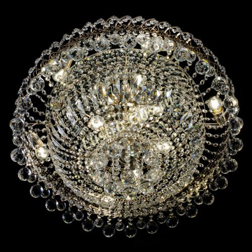 Люстра Хрустальный каскад №3 Шар 700 мм в Пензе Гусь Хрустальный