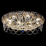 Люстра Каскад Ажур 700 мм синий в Пензе