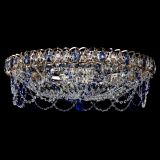 Люстра Каскад Ажур 700 мм синий в Пензе