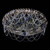 Люстра Каскад Ажур 700 мм синий в Пензе