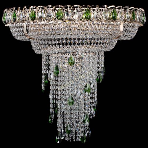 Люстра Кольцо №10 зеленая в Пензе Гусь Хрустальный