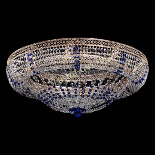 Люстра Кольцо Классика Венеция синяя в Пензе Гусь Хрустальный