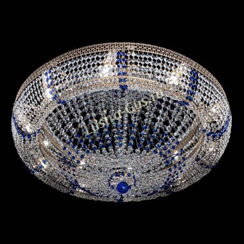 Люстра Кольцо Классика Венеция синяя в Пензе Гусь Хрустальный