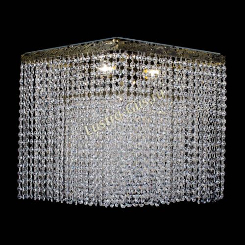 Люстра Квадрат Оптикон плюс под бронзу в Пензе Гусь Хрустальный