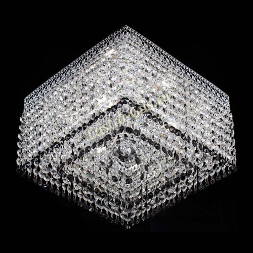 Люстра Квадрат Венеция №3 черная в Пензе Гусь Хрустальный