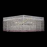 Люстра Квадрат Венеция №5 розовая в Пензе