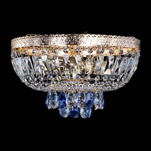 Люстра Милан Астра №3 синяя в Пензе Гусь Хрустальный