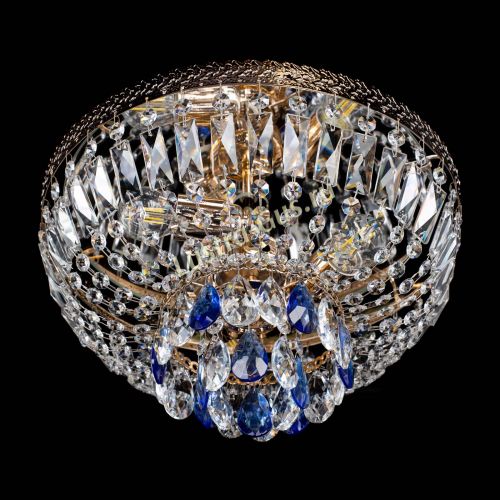 Люстра Милан Астра №3 синяя в Пензе Гусь Хрустальный