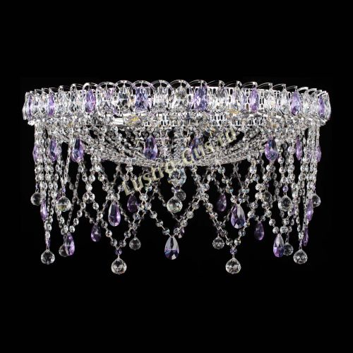 Люстра Паутинка фиолетовая в Пензе Гусь Хрустальный