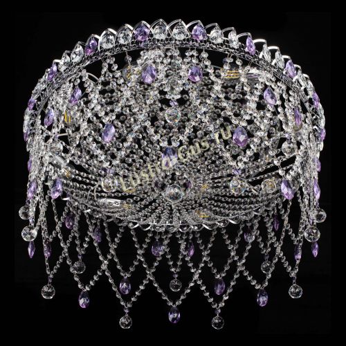 Люстра Паутинка фиолетовая в Пензе Гусь Хрустальный