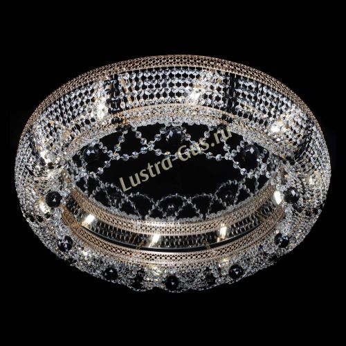 Люстра Снежинка Венеция №10 черная в Пензе Гусь Хрустальный