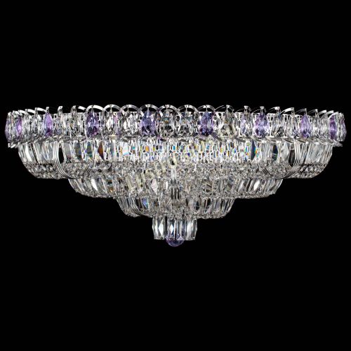 Люстра Тройное Кольцо пластинка фиолетовая в Пензе Гусь Хрустальный