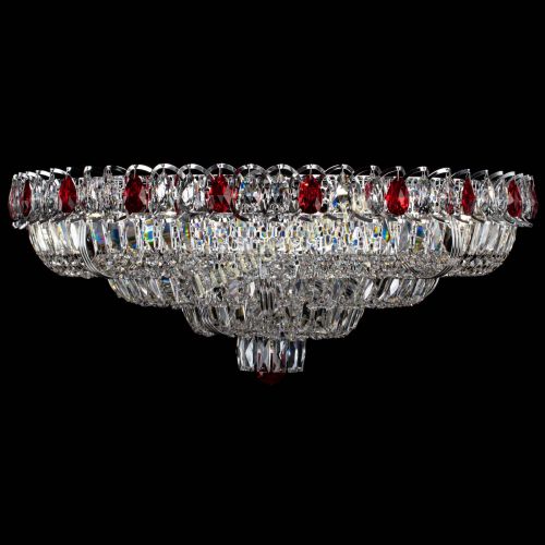 Люстра Тройное Кольцо пластинка красная в Пензе Гусь Хрустальный