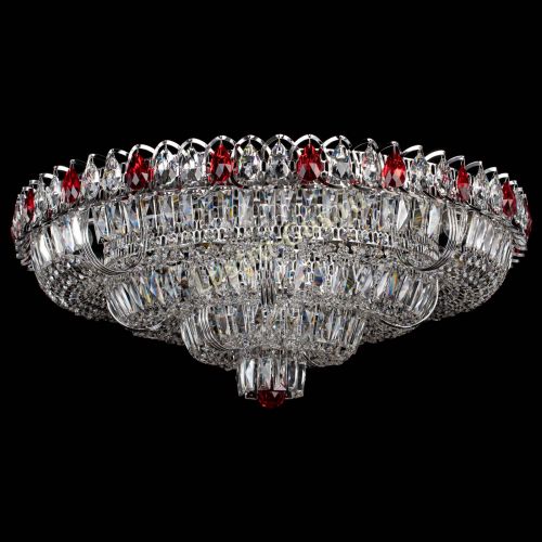 Люстра Тройное Кольцо пластинка красная в Пензе Гусь Хрустальный