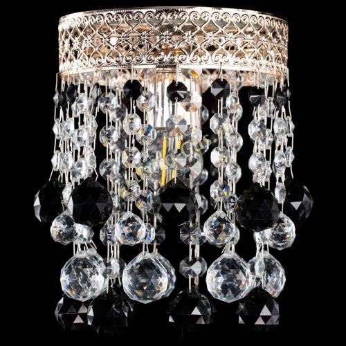 Люстра Венеция №1 шар черная в Пензе Гусь Хрустальный