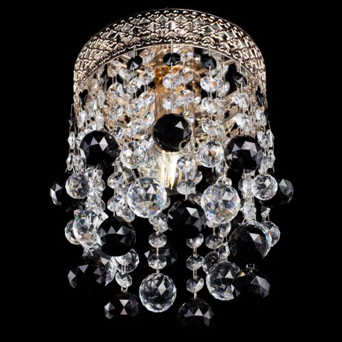 Люстра Венеция №1 шар черная в Пензе Гусь Хрустальный