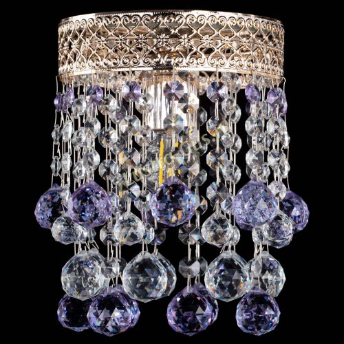 Люстра Венеция №1 шар фиолетовая в Пензе Гусь Хрустальный