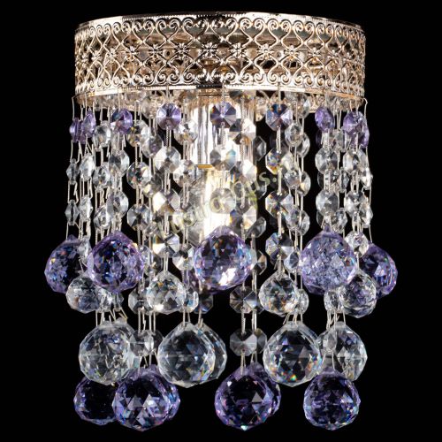 Люстра Венеция №1 шар фиолетовая в Пензе Гусь Хрустальный