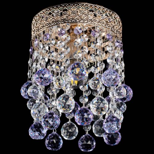 Люстра Венеция №1 шар фиолетовая в Пензе Гусь Хрустальный