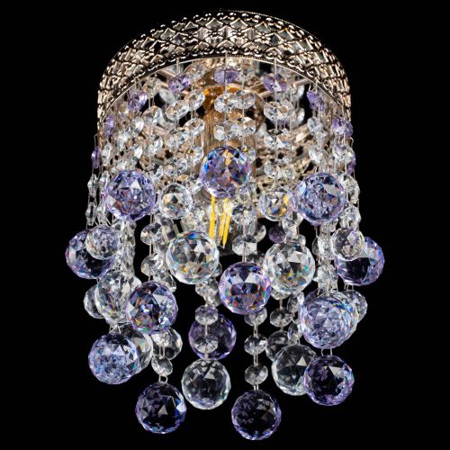 Люстра Венеция №1 шар фиолетовая в Пензе Гусь Хрустальный