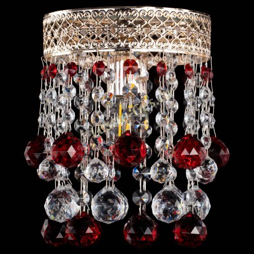 Люстра Венеция №1 шар красная в Пензе Гусь Хрустальный