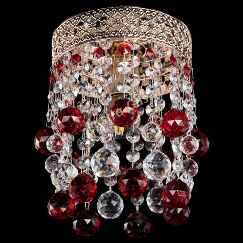 Люстра Венеция №1 шар красная в Пензе Гусь Хрустальный
