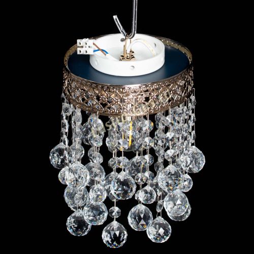 Люстра Венеция №1 шар розовая в Пензе Гусь Хрустальный