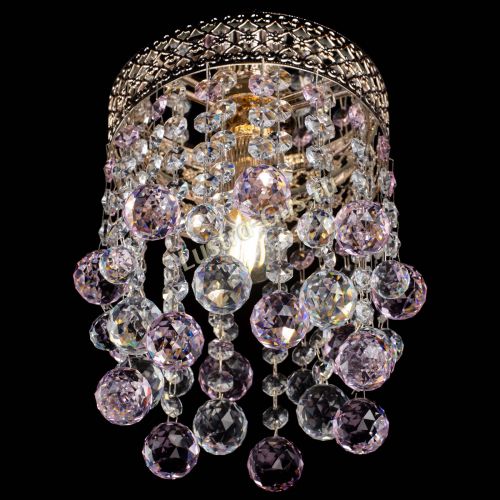 Люстра Венеция №1 шар розовая в Пензе Гусь Хрустальный