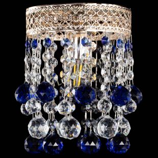  Люстра Венеция №1 шар синяя