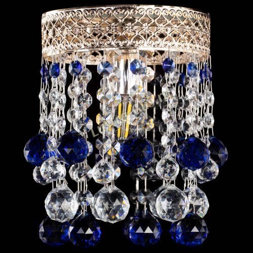 Люстра Венеция №1 шар синяя в Пензе Гусь Хрустальный