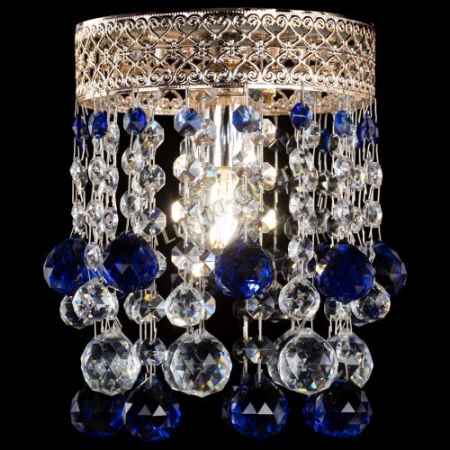 Люстра Венеция №1 шар синяя в Пензе Гусь Хрустальный
