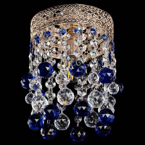 Люстра Венеция №1 шар синяя в Пензе Гусь Хрустальный