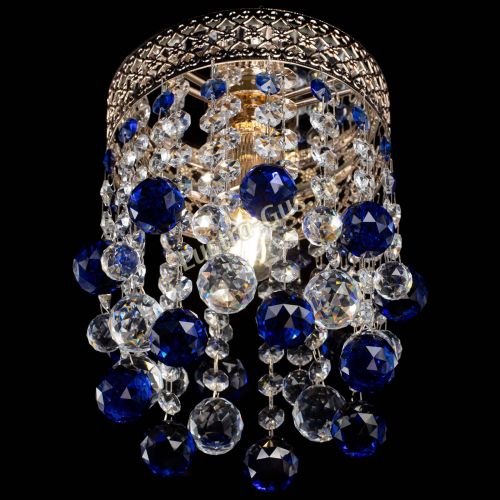 Люстра Венеция №1 шар синяя в Пензе Гусь Хрустальный