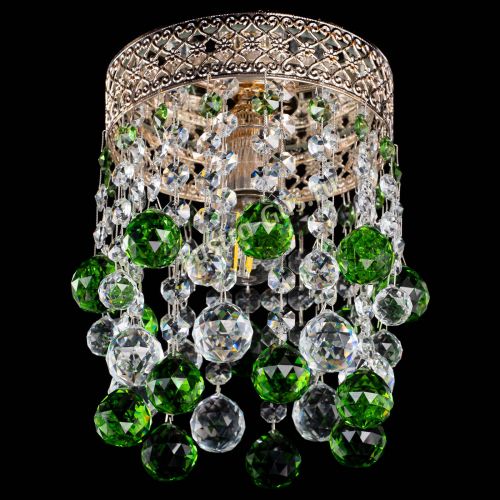 Люстра Венеция №1 шар зеленая в Пензе Гусь Хрустальный