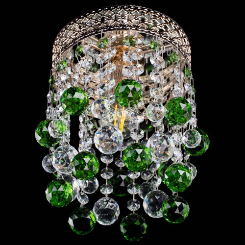 Люстра Венеция №1 шар зеленая в Пензе Гусь Хрустальный