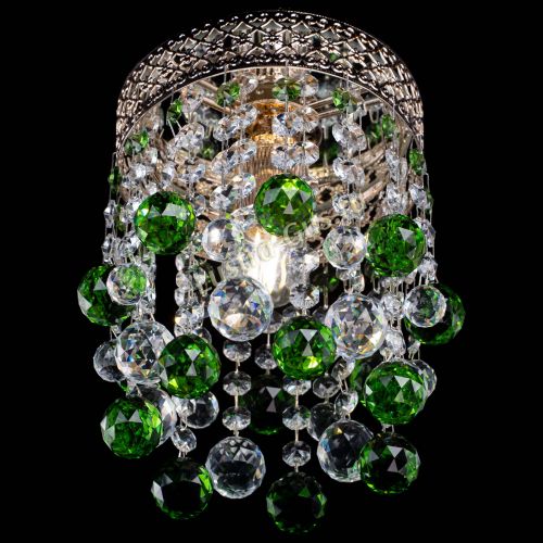 Люстра Венеция №1 шар зеленая в Пензе Гусь Хрустальный