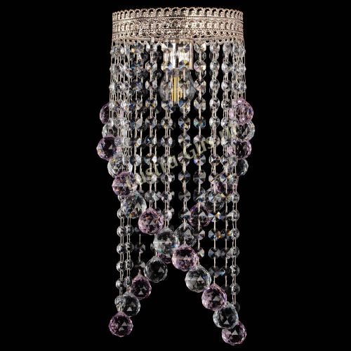 Люстра Венеция №1 Сигма розовая в Пензе Гусь Хрустальный