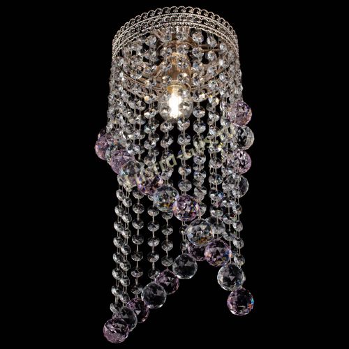 Люстра Венеция №1 Сигма розовая в Пензе Гусь Хрустальный