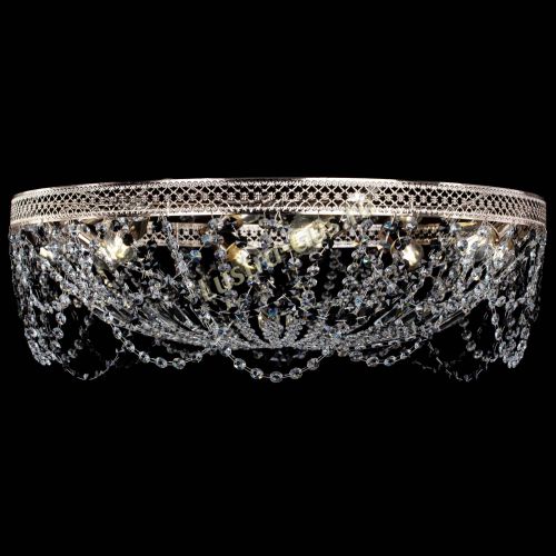 Люстра Венеция Ажур черная в Пензе Гусь Хрустальный