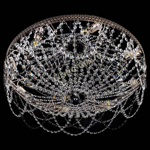 Люстра Венеция Ажур черная в Пензе Гусь Хрустальный