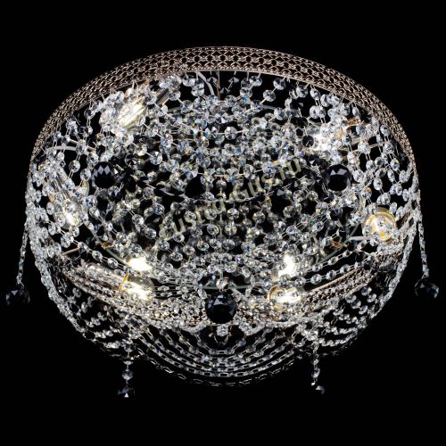 Люстра Венеция Жасмин черная в Пензе Гусь Хрустальный