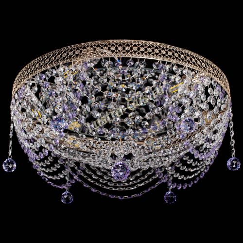 Люстра Венеция Жасмин фиолетовая в Пензе Гусь Хрустальный